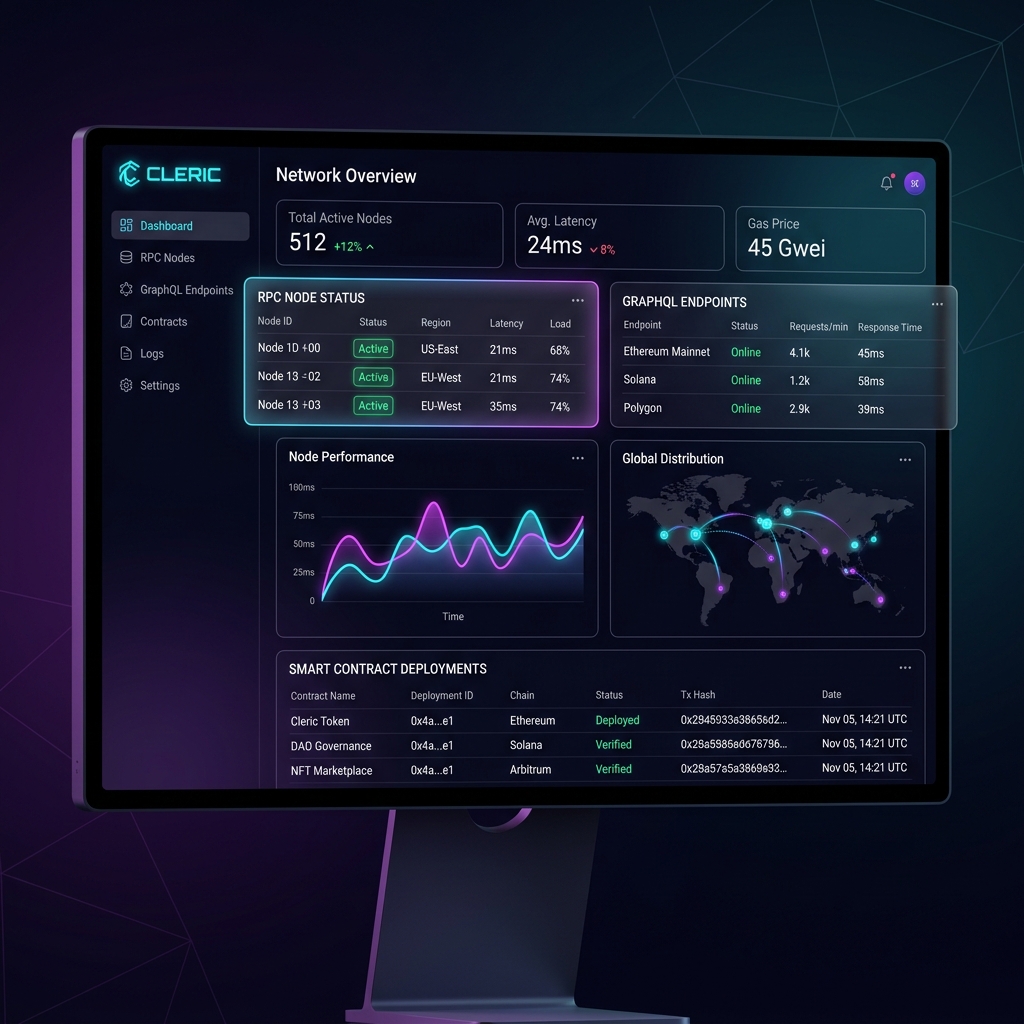 Cleric Dashboard Interface
